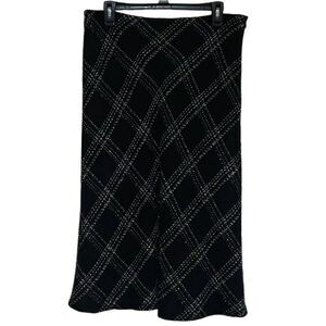 🌹Vintage K Studio Black and White Skirt sz 14
